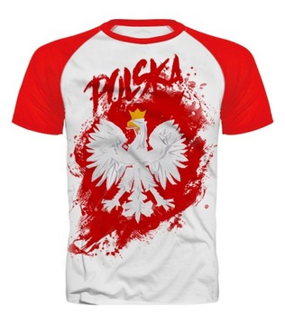 KOSZULKA T-SHIRT KIBICA POLSKA ORZEŁ GODŁO R. M