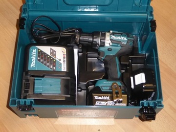 MAKITA DHP484RTJ Литий-ионная ударная отвертка 5,0 Ач