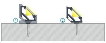 PROFIL ALUMINIOWY C BIAŁY 2M DO TAŚM LED