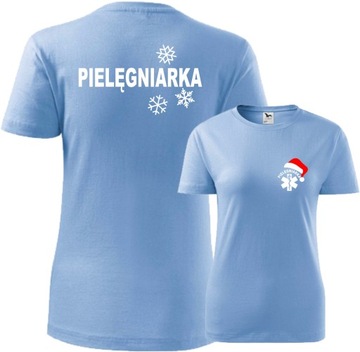 Koszulki medyczne Pielęgniarka Święta T-shirt S