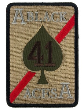 BLACK ACES Naszywka na rzep MORALE PATCH AS PIK