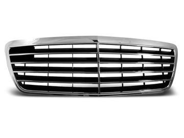 Grill MERCEDES W210 99-02 AVANTGARDE CHROM-BLACK