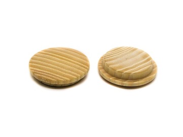 ZAŚLEPKI DREWNIANE GRZYBKI JESION fi 12 mm 100 szt