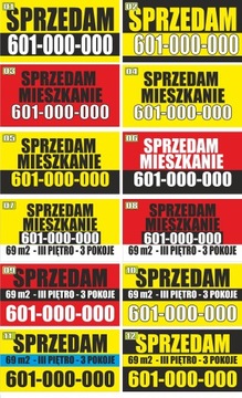 Баннерный дом/квартира/участок на продажу - 20 дизайнов