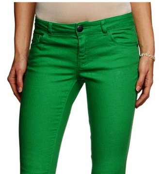 ONLY damskie spodnie skinny green S dług. 34