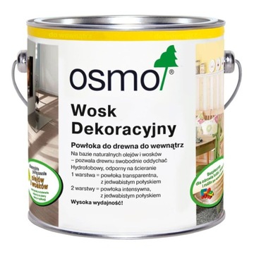 Osmo 3166 Olej Wosk dekoracyjny 0,75L orzech