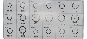 НАБОР НАРУЖНЫХ КОЛЬЦЕВ 300 шт.