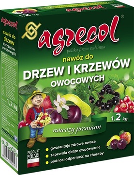 УДОБРЕНИЕ АГРЕКОЛ ДЛЯ ПЛОДОВЫХ ДЕРЕВЬЕВ И КУЗРАТОВ 1,2 КГ