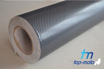 ШПОН CARBON 4D СЕРЫЙ 152x50 SUPER CARBON FOIL