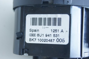 фото ориг. №5, Gd audi q3 switch light 8u1941531