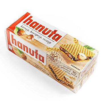 HANUTA WAFELKI ORZECHOWE 10 SZTUK Z NIEMIEC