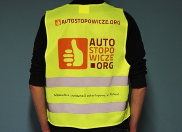 Kamizelka ODBLASKOWA REKLAMOWA + LOGO ODBLASKOWA!