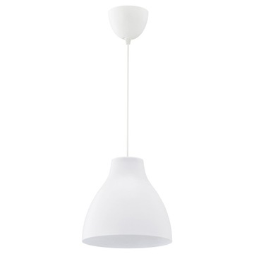 IKEA MELODI Lampa wisząca, biały 28 cm