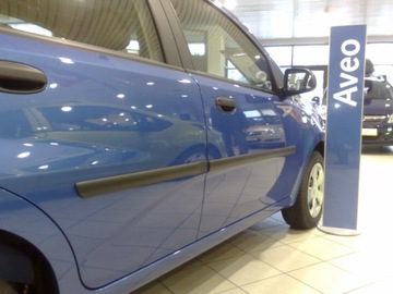 CHEVROLET AVEO 5d хэтчбек 2006 - 2011 боковые молдинги