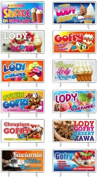 Gotowe Projekty REKLAMA 2x1 -Lody Jogurtowe