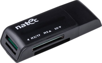 Wieloportowy Czytnik kart SD microSD SDHC Ntc/def
