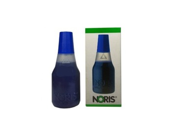 Tusz do pieczątek stempli Noris 25 ml niebieski