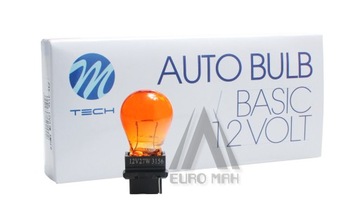 3156 PY27W 12V 27W W2.5x16d ЯНТАРНЫЙ