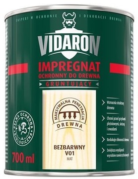IMPREGNAT GRUNTUJĄCY BEZBARWNY DO DREWNA 2,5L
