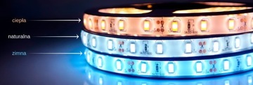Taśma LED 5630 300 IP65 wodoodporna NATURALNA 0.5m