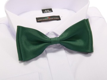 ГАЛСТУК-БАБОЧКА МУЖСКАЯ, ТЕМНО-ЗЕЛЕНЫЙ, МАТОВЫЙ, В КОРОБКЕ