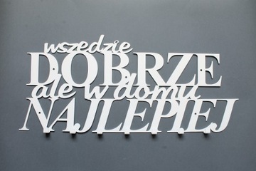 Вешалка настенная для одежды, ключей, прихожая, XL