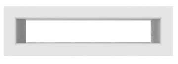 Kratka Kominkowa Wentylacyjna Tunel 6x20 Biała