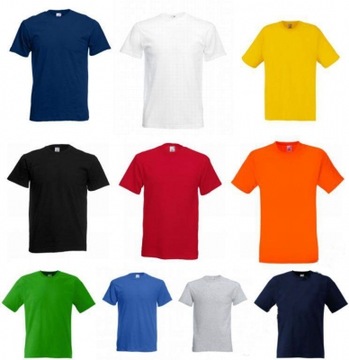 T-SHIRT KOSZULKA 100% BAWEŁNA KOSZULKI FRUIT S-XXL