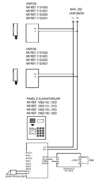 10-СЕМЕЙНЫЙ ЦИФРОВОЙ ДОМОФОН URMET BASIC 1062/105D SCAITEL