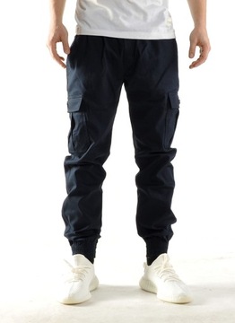 Spodnie M Bossline Cargo Jogger joggery granat