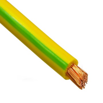 Przewód kabel linka LGY 1 x 16mm żółto zielony