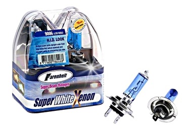 ŻARÓWKI SUPER WHITE XENON FARENHEIT- H4 60/ 55W