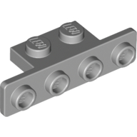lego p. łamana 1x2-1x4 j.szary 2436b 6014615 4szt