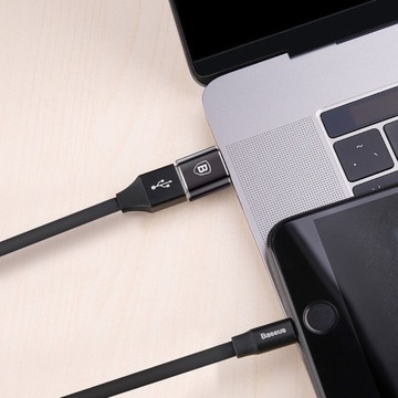 АДАПТЕР АДАПТЕР USB-C TYPE C НА USB OTG ЗАРЯДКА TRANSFER BASEUS HQ