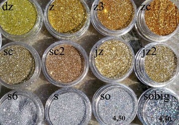 вбейте мелкий блеск GLITTER в пыль из КОНТЕЙНЕРА ФОЛЬГИ