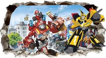 Naklejka ścienna transformers rescue bots wzór2