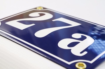 АДРЕСНАЯ ДОСКА НОМЕР ДОМА МЕТАЛЛИЧЕСКАЯ ТАБЛИЧКА ДЛЯ ДОМА 10х15СМ Эмалированная