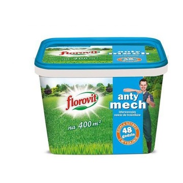 FLOROVIT NAWÓZ DO TRAWNIKÓW ANTY MECH 8kg 400m2