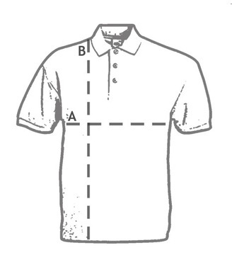 MĘSKA KOSZULKA POLO B&C 100% BAWEŁNA CZARNA L