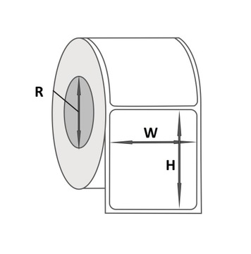 Белые этикетки 25х15 крепкие ZEBRA CITIZEN SATO TSC