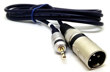 Przyłącze wtyk mały JACK 3.5 STEREO -wtyk XLR 5m