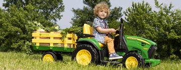 PEG PEREGO JOHN DEERE Stake-Side Trailer PRZYCZEPA