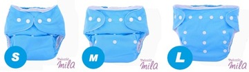 PUL DIAPER COVER МНОГОРАЗОВЫЕ ПОДГУЗНИКИ Mila