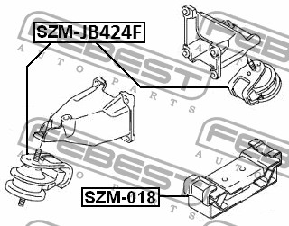 ПЕРЕДНЯЯ ПОДУШКА ДВИГАТЕЛЯ SUZUKI GRAND VITARA 06-