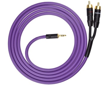 JACK CABLE 3,5 - 2RCA MELODIKA CINCH CABLE 6м