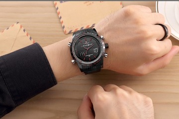 Мужские часы NAVIFORCE Стальной БРАСЛЕТ 6 цветов!