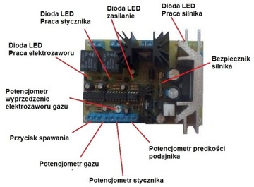 КОНТРОЛЛЕР MIGOMAT 5A 24V РЕГУЛЯТОР СВАРОЧНОГО МАШИНЫ