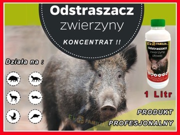 Odstraszacz zwierzyny na dziki kuny lisy 1L