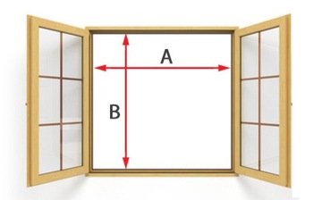 Москитная сетка на окно размером 80x135 или меньше.