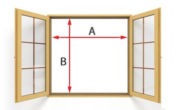 Москитная сетка на окно размером 60x135 или меньше.